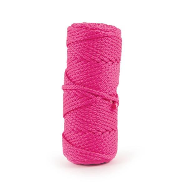 Kordel geflochten Ø 5mm Neonpink